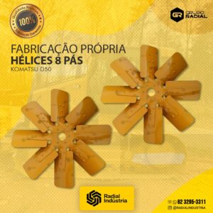 Hélice Komatsu D50 Especial - 8 pás