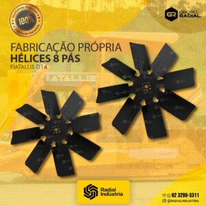 Hélice Fiat Allis D14 - 8 pás