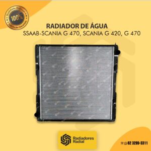 Radiador de Água Scania G470, Scania G420, G470