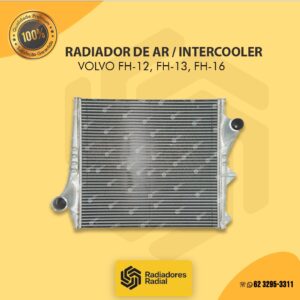 Radiador de Ar / Intercooler Volvo FH-12, FH-13, FH-16