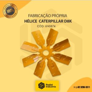 Hélice Caterpillar D8K - 8 pás