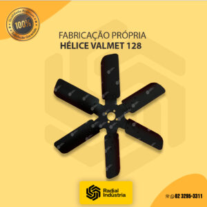 Hélice Valmet 128/148/1580 - 6 pás