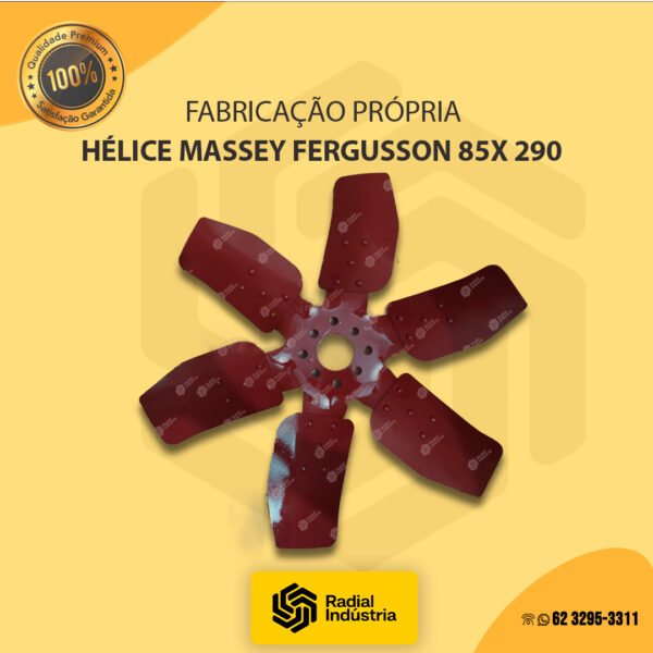 Hélice Massey Fergusson 85X/275/285/290 -  6 pás