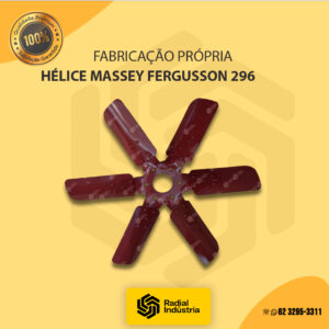 Hélice Massey Fergusson 296 mot 6354 - 6 pás