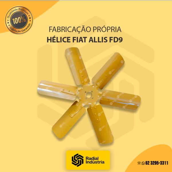 Hélice Fiat Allis FD9 - 6 pás