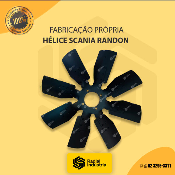 Hélice Scania RANDON SUCÇÃO  - 8 pás